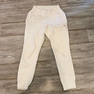 Champion white men’s sweatpants